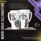  Mardi Gras Celebration Ceramic Latte Mug