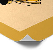 Mardi Gras Chat Noir Poster (Hoek)