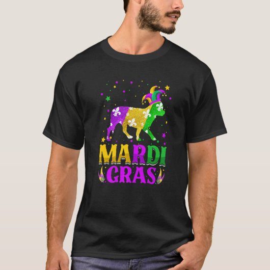 Mardi Gras Chihuahua Dog Lover Carnival Jester Pre T-shirt (Voorkant)