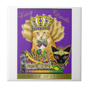 Mardi Gras Claude Tile Tegeltje