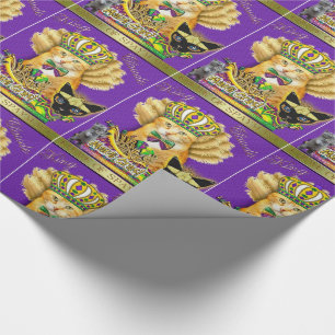 Mardi Gras Claude Wrapping Paper Cadeaupapier
