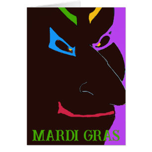 Mardi Gras Clown Face, ajouter du texte,