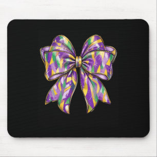 Mardi Gras Coquette Bow 2 Muismat