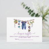 Mardi Gras corde à linge Devoir Carte à raffin (Debout devant)