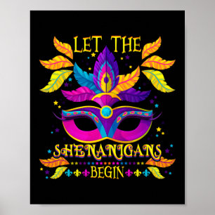 Mardi Gras Costume laat de Shenanigans met haar ma Poster