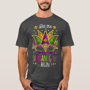 Mardi Gras Costume laat de Shenanigans met haar ma T-shirt
