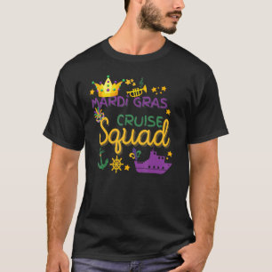 Mardi Gras Costume laat de Shenanigans met kralen T-shirt
