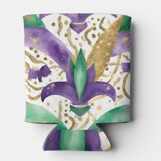 Mardi gras couleurs Glacière (Dos)