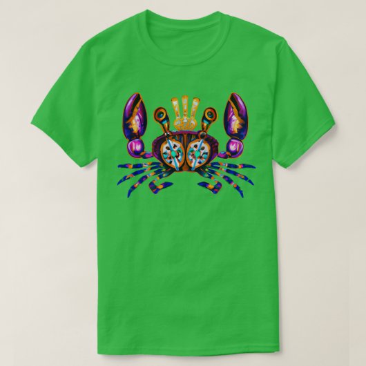 Mardi Gras Crabe 2 TShirt (Design devant)