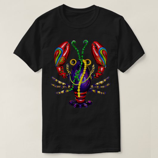Mardi Gras Crawfish 2 TShirt (Design voorkant)