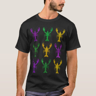 Mardi Gras Crawfish Party Parade Kostuum Mannen Vr T-shirt