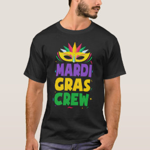 Mardi Gras Crew, uniek paradekostuum in New Orlean T-shirt