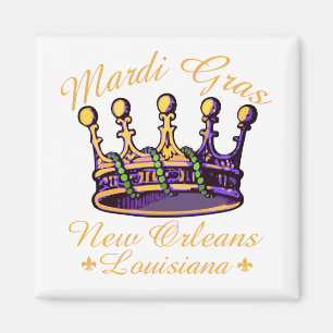 Mardi Gras Crown Magneet