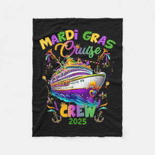 Mardi Gras Cruise 2025 Family Matching Party Nieuw Fleece Deken