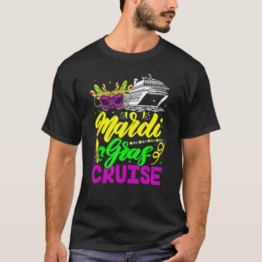 Mardi Gras Cruise Carnivals Party Matching Group F T-shirt (Voorkant)