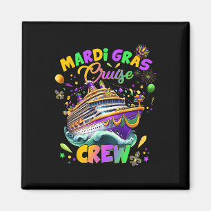 Mardi Gras Cruise Crew 2025 Trip New Orleans Famil Magneet