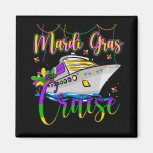 Mardi Gras Cruise Matching Family Carnaval Magneet