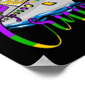 Mardi Gras Cruise Matching Family Carnaval Poster (Hoek)