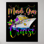 Mardi Gras Cruise Matching Family Carnaval Poster (Voorkant)