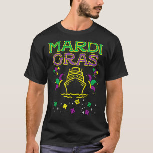 Mardi Gras Cruise Ship Cruising Cranival Mannen T-shirt