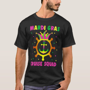 Mardi Gras Cruise Squad Carnival Costume Celebrati T-shirt