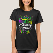 Mardi Gras Cruise Squad Matching Family Group Funn T-shirt (Voorkant)