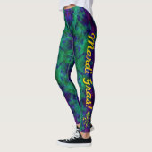 Mardi Gras Custom NAME Women's Leggings Pants (Links)