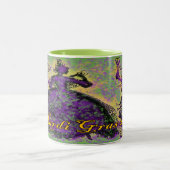 Mardi Gras Dance Mug à café à deux tons (Centre)