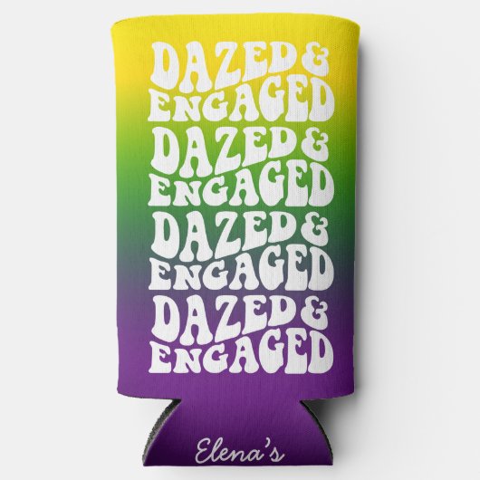 Mardi Gras Dazed Engaged Typografie Ontwerp (Voorkant)
