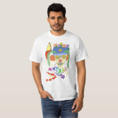 Mardi Gras Design 1 T-Shirt (Voorkant volledig)