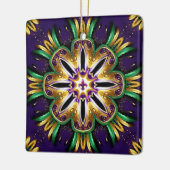 Mardi Gras Design Keramisch Ornament (Links)