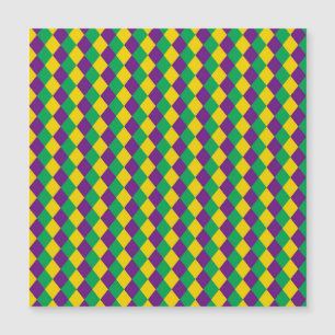 Mardi Gras Diamonds: Levendig feestelijk patroon