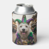 Mardi Gras Dog Jester Costume Blikjeskoeler (Blikje Voorkant)