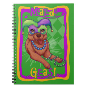 Mardi Gras Dog Notitieboek