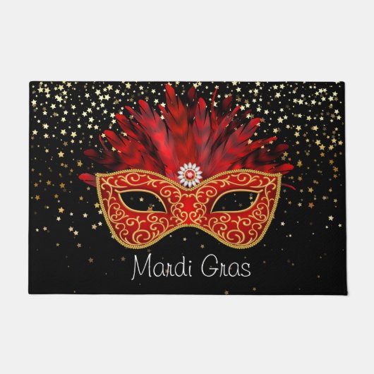 Mardi Gras Doormat Deurmat (Voorkant)