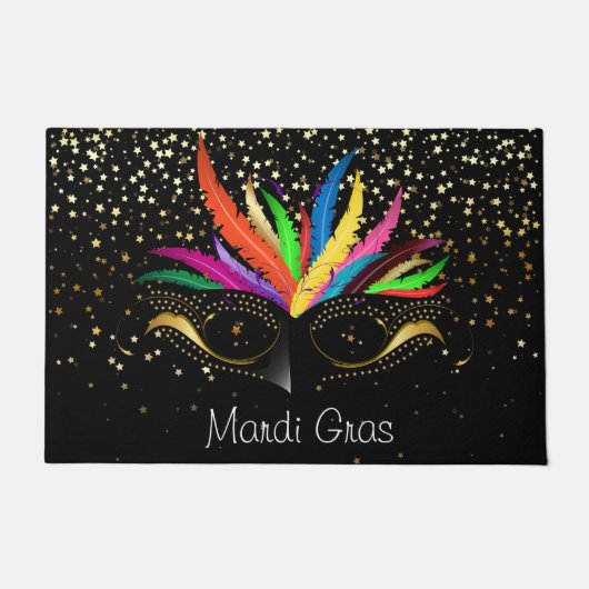 Mardi Gras Doormat Deurmat (Voorkant)
