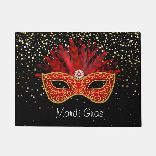 Mardi Gras Doormat Deurmat (Voorkant)