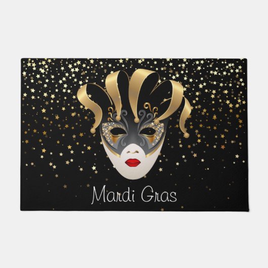 Mardi Gras Doormat Deurmat (Voorkant)