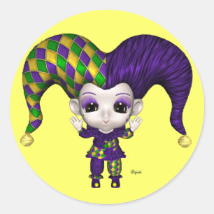 Mardi gras du monde de Blythe - autocollants