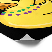 Mardi Gras Duck Poster (Hoek)