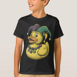 Mardi Gras Eend Rubber Eendje Kostuum Louisiana La T-shirt