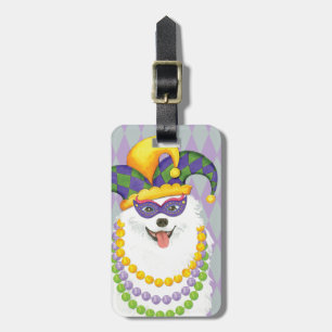Mardi Gras Eskie Bagagelabel