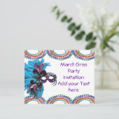Mardi Gras Fat Mardi Fat Invitation (Debout devant)