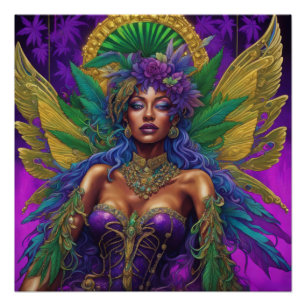 Mardi Gras fee, Charmaine Perfect Poster