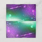 Mardi Gras Feestelijke Paarse Achtergrond (Buitenkant ongevouwen)