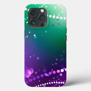 Mardi Gras Feestelijke Paarse Achtergrond iPhone 13 Pro Hoesje