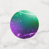 Mardi Gras Feestelijke Paarse Achtergrond Confetti (Kleine voorkant)