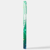 Mardi Gras Feestelijke Paarse Achtergrond iPhone Hoesje (Rechterkant)