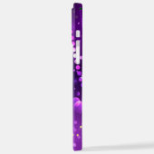 Mardi Gras Feestelijke Paarse Achtergrond iPhone Hoesje (Linkerkant)