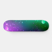 Mardi Gras Feestelijke Paarse Achtergrond Skateboard (Horizontaal)